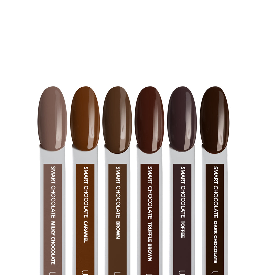 Tips da coleção Smart Chocolate pintadas