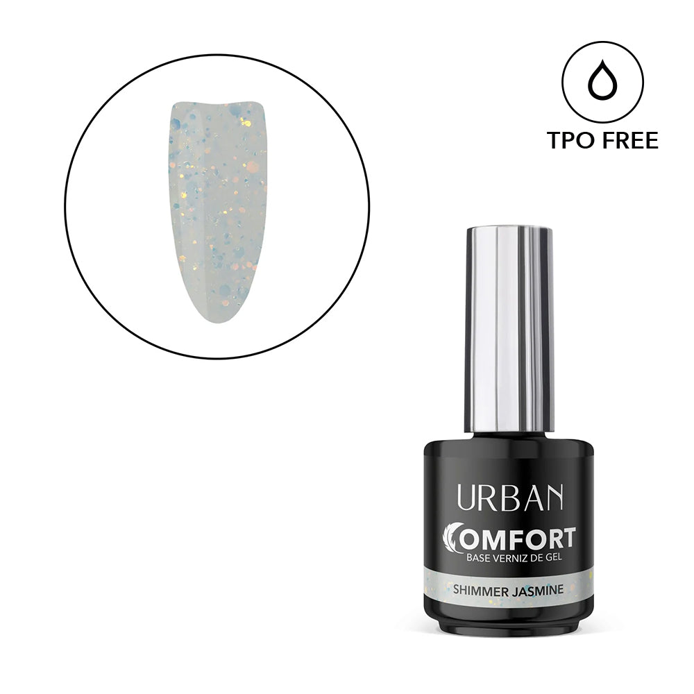 Base de Verniz Gel Comfort Shimmer Jasmine 15ml