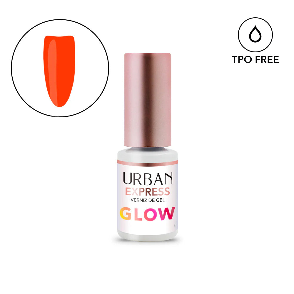 Verniz Gel Express Glow Orange 6ml