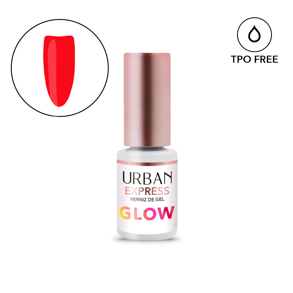 Verniz Gel Express Glow Coral 6ml