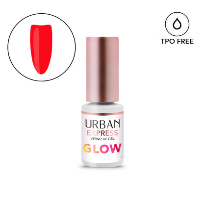 Verniz Gel Express Glow Coral 6ml