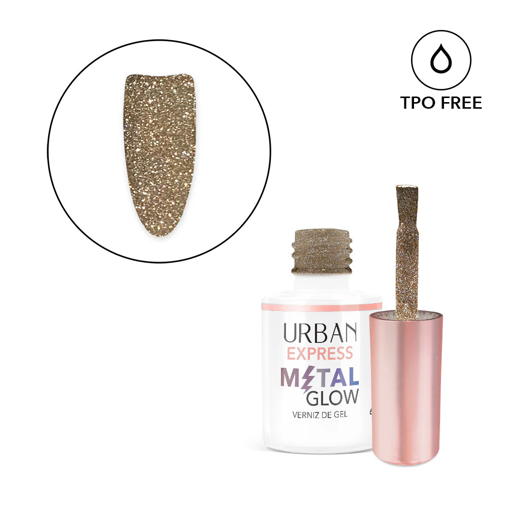 Verniz Gel Express Metal Glow 