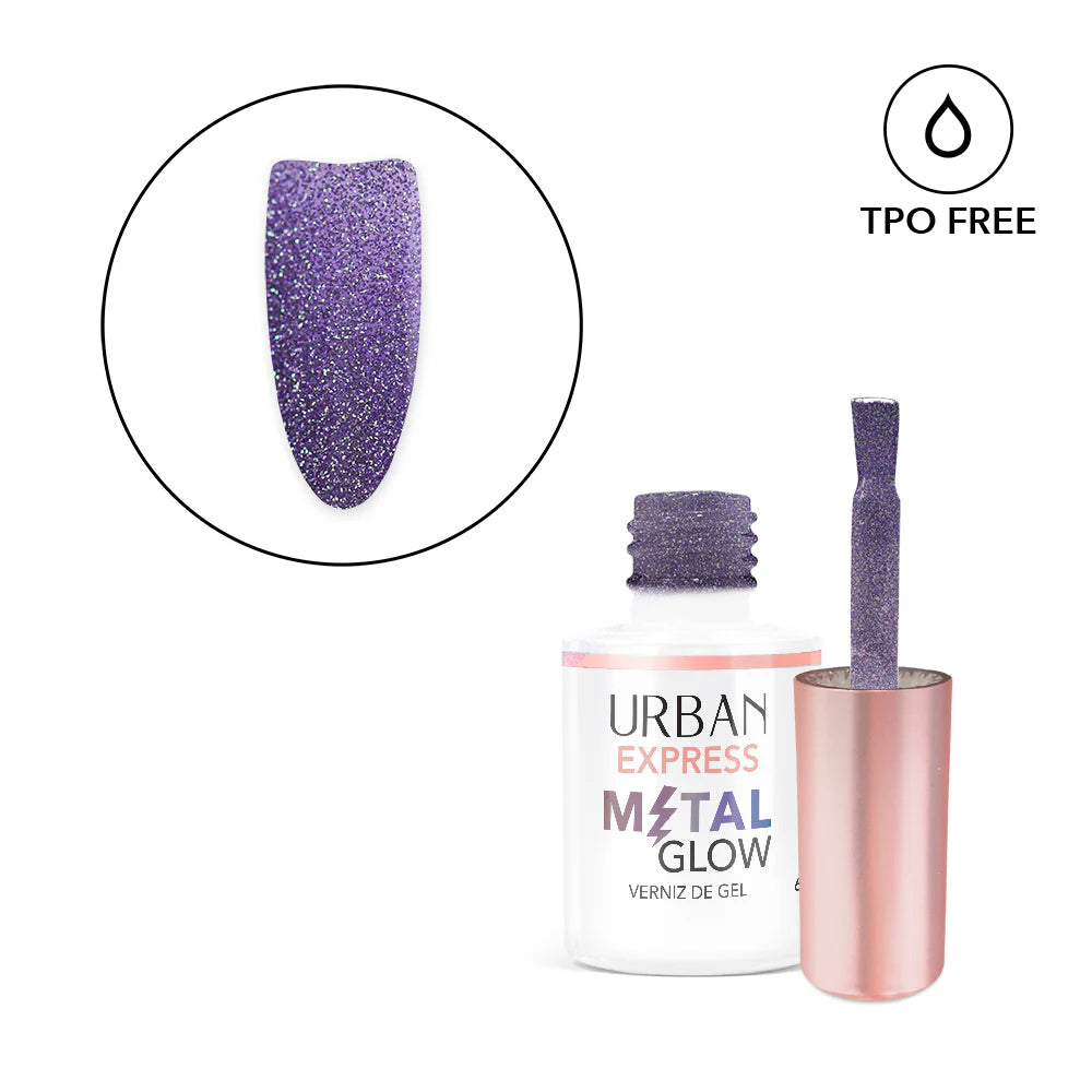 Verniz Gel Express Metal Glow 