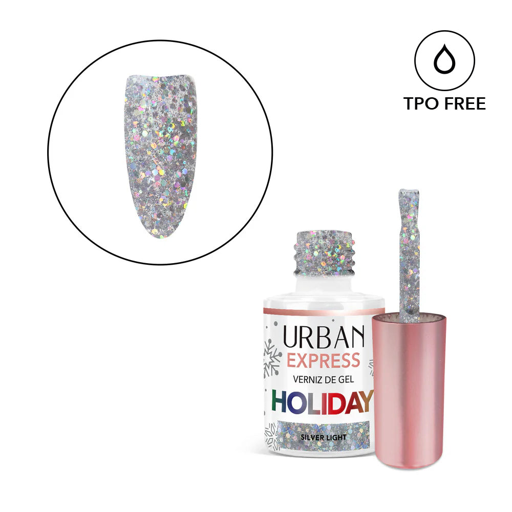Verniz Gel Express Holiday Silver Light 6ml