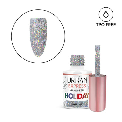 Verniz Gel Express Holiday Silver Light 6ml