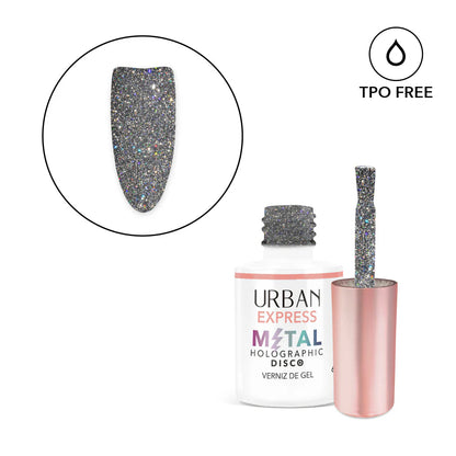 Verniz Gel Express Metal Holographic Disco 