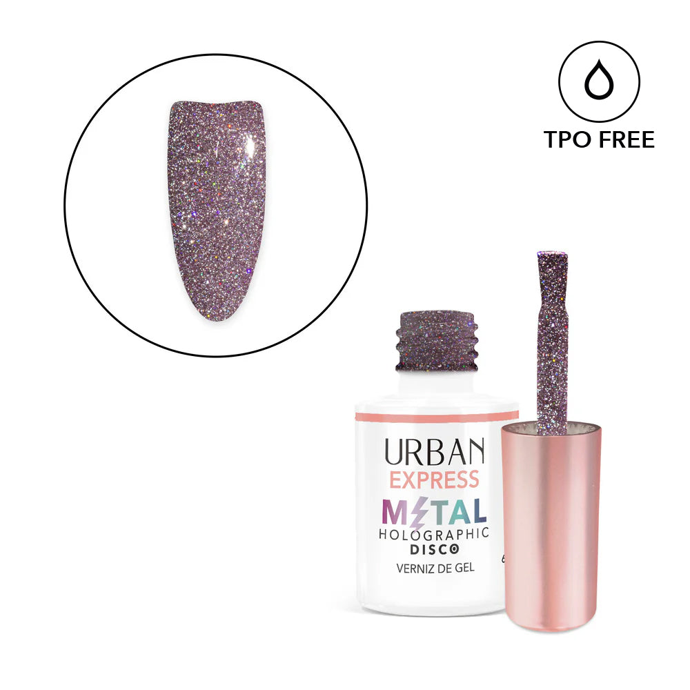 Verniz Gel Express Metal Holographic Disco 