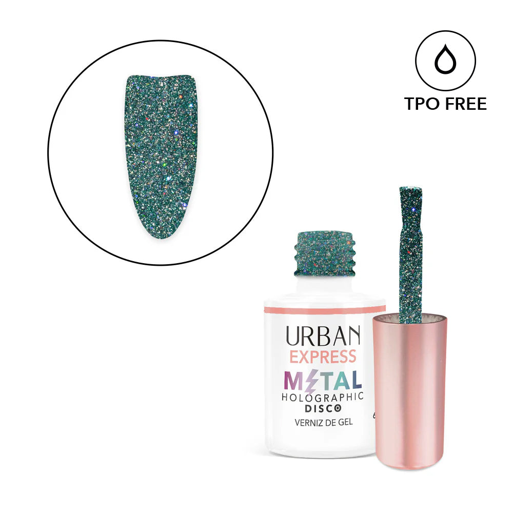 Verniz Gel Express Metal Holographic Disco 