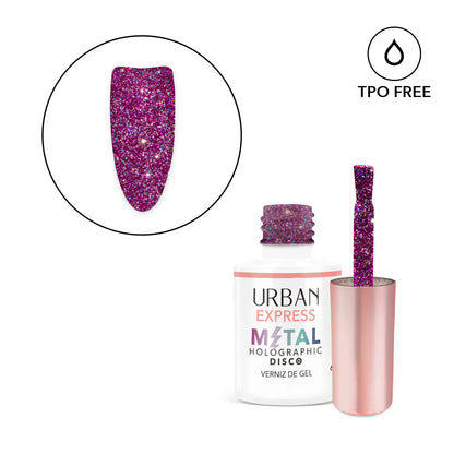 Verniz Gel Express Metal Holographic Disco 