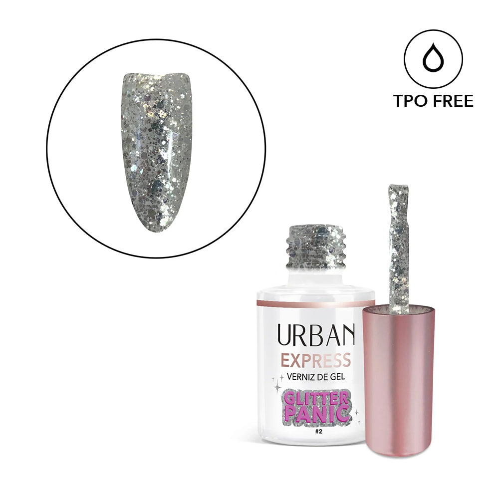 Verniz Gel Express Glitter Panic 