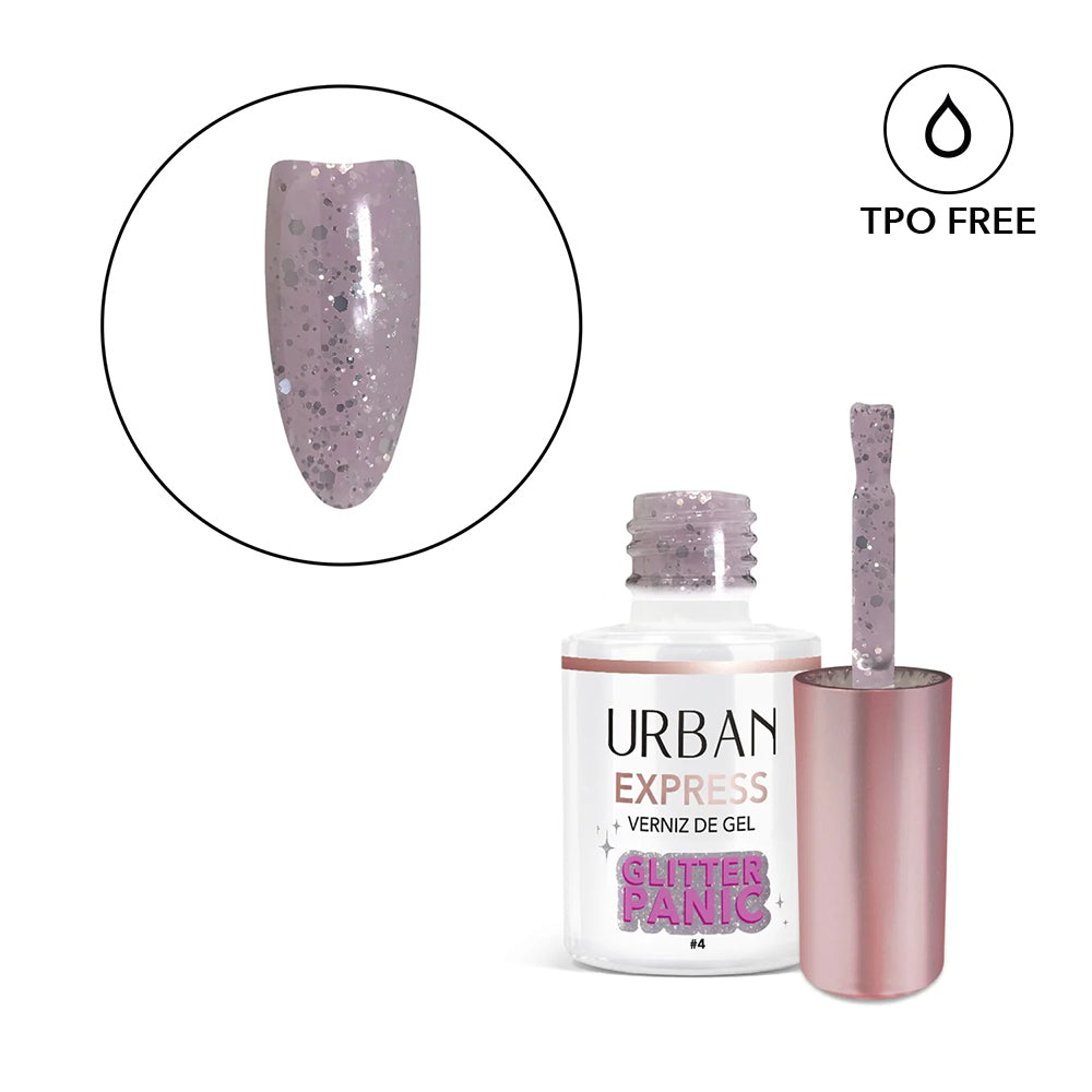 Verniz Gel Express Glitter Panic 