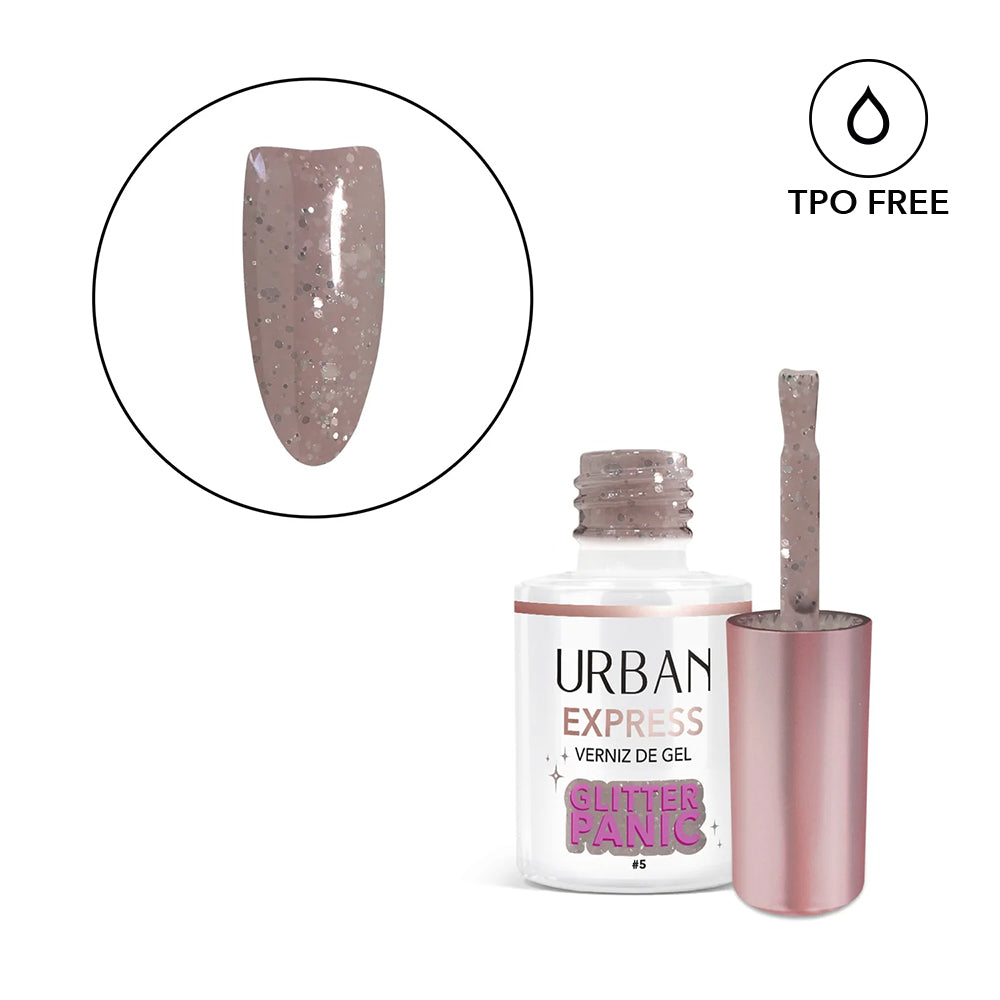 Verniz Gel Express Glitter Panic 