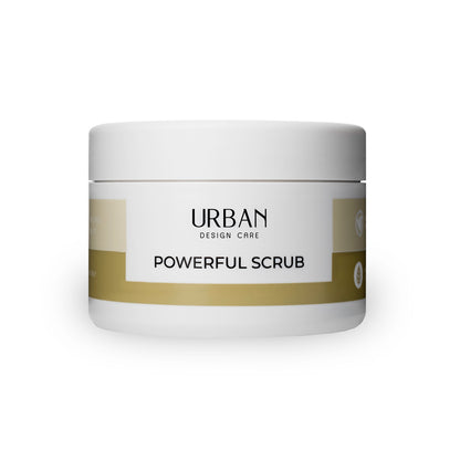 Boião branco esfoliante para mãos 