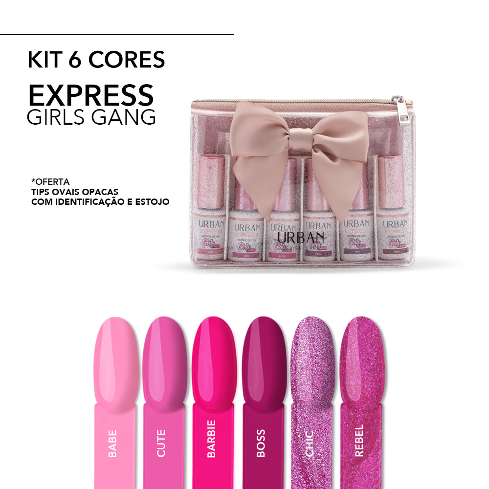 Kit Verniz Gel Express Girls Gang