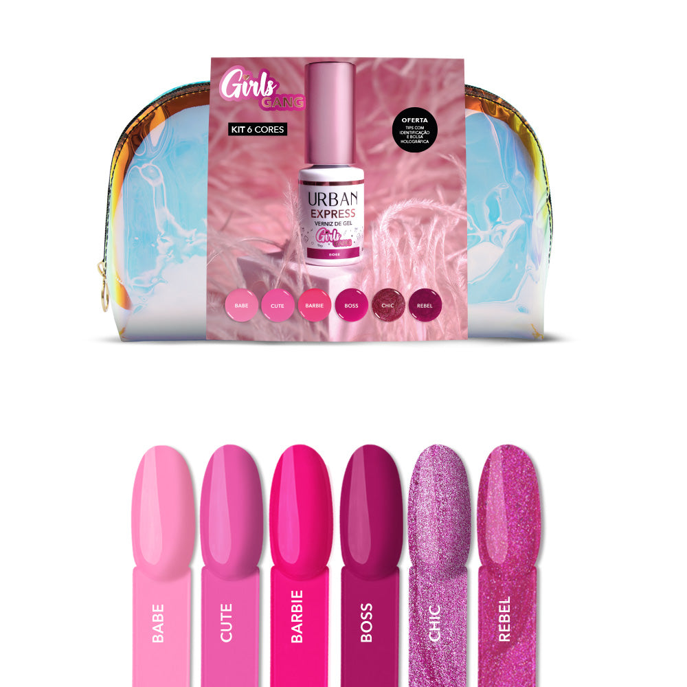 Kit Verniz Gel Express Girls Gang