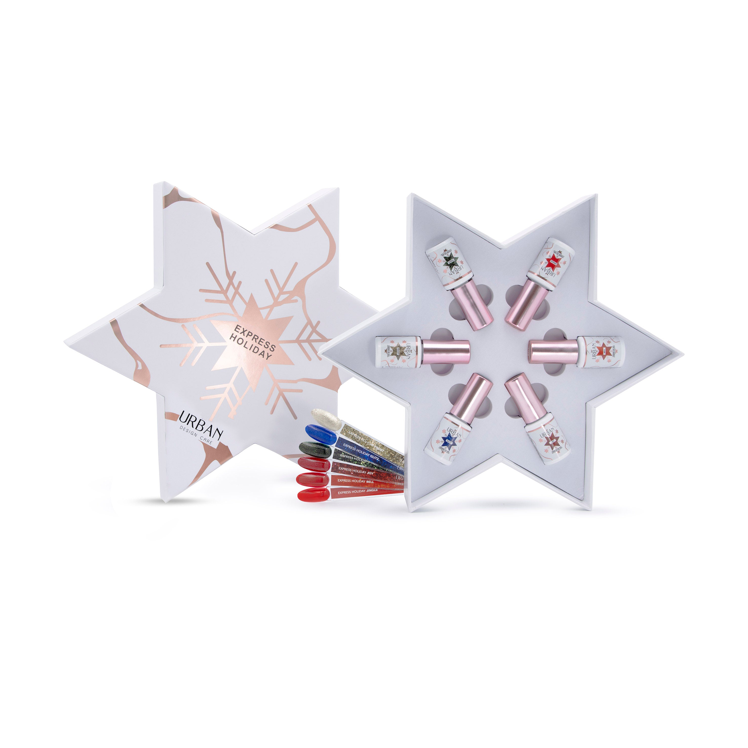 Kit Verniz Gel 6 Cores Express Holiday 2024