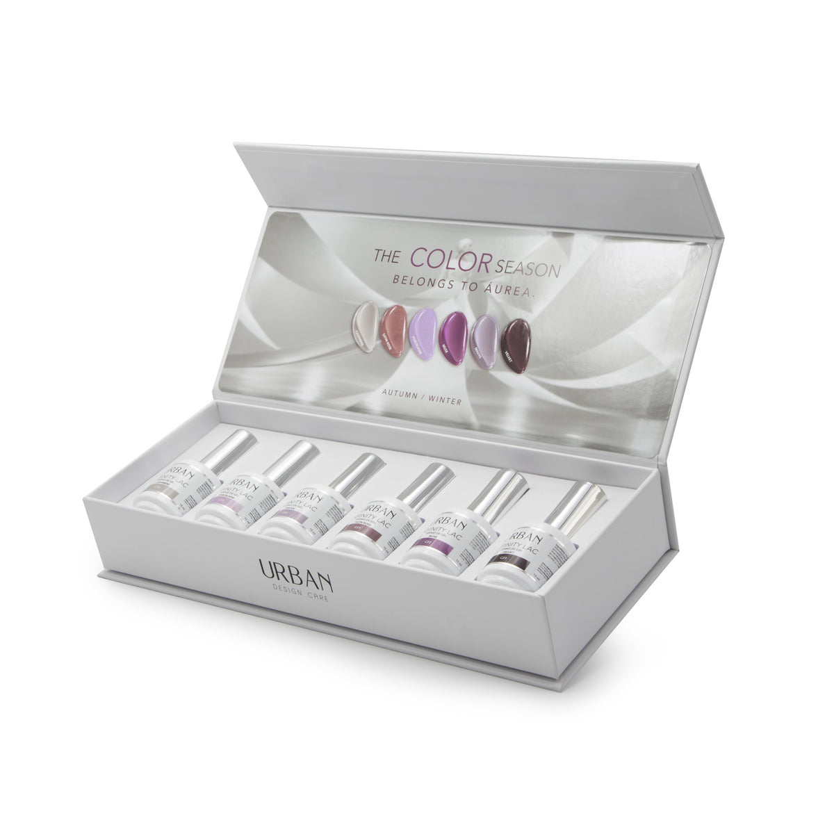 Kit 6 cores de Verniz Gel Infinity Lac Áurea Collection