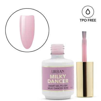 Cor de Verniz Gel - Smart Milky Dancer Rose 15ml