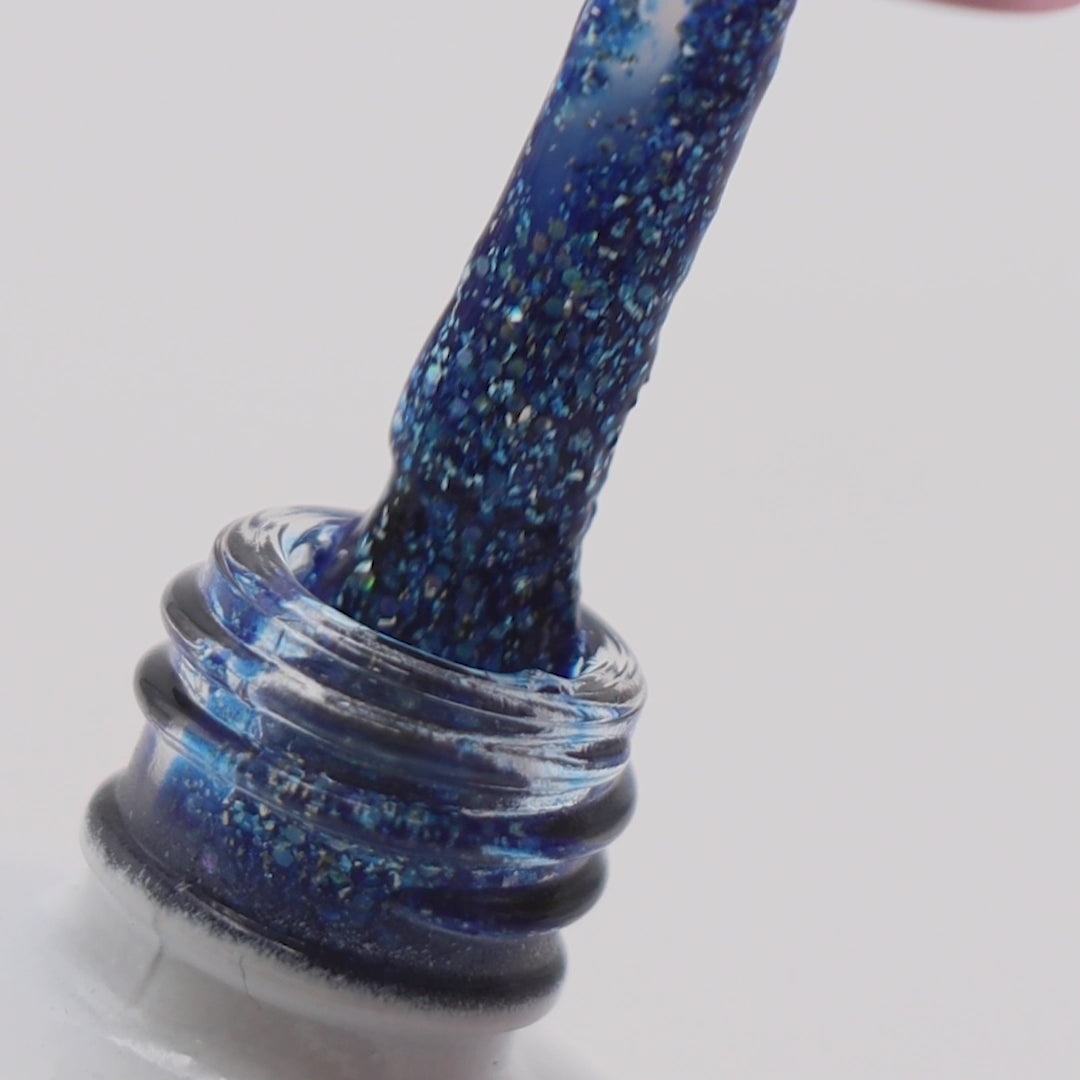 Verniz Gel Express Unicorn Glitter Blue Nº 1007 6ml