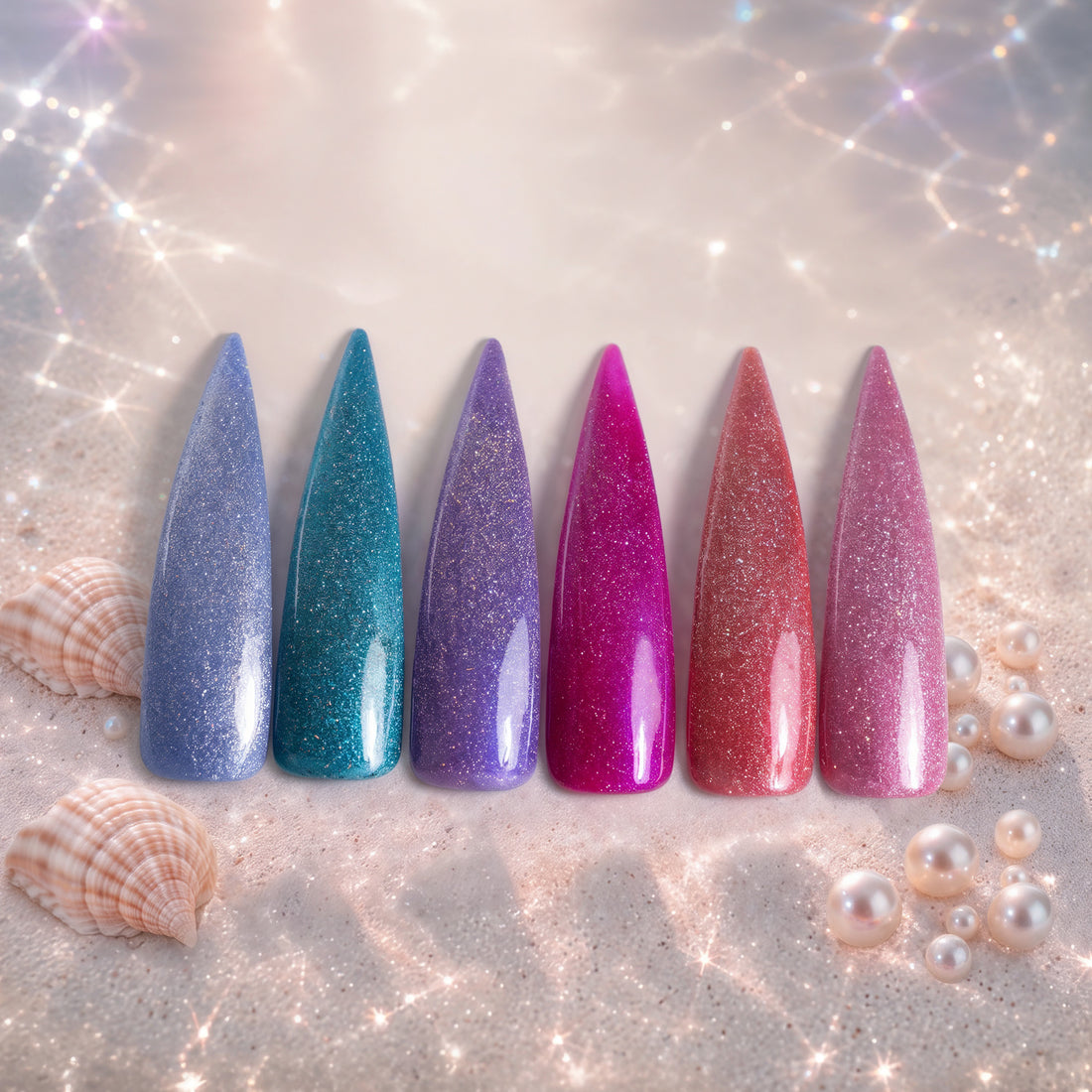 Kit Verniz Gel 6 Cores Express Unicorn