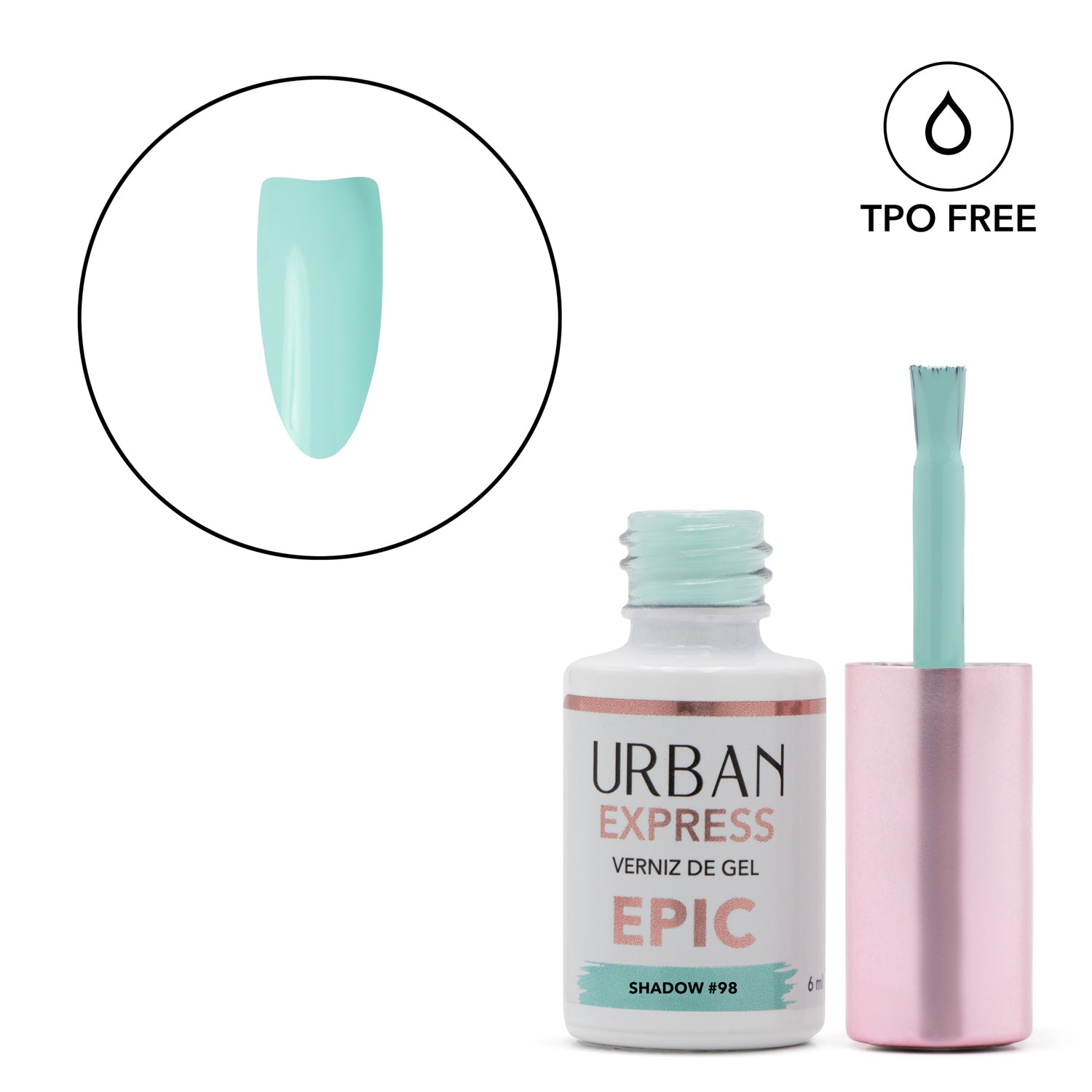 Frasco do verniz gel Aqua Bloom 