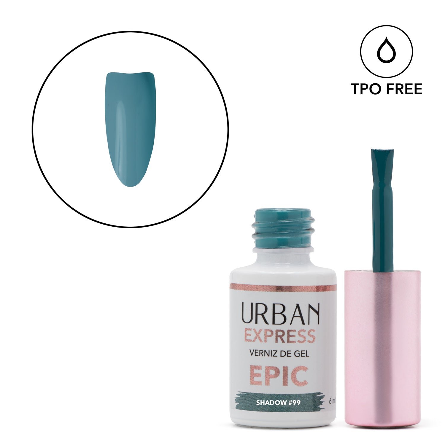 Frasco de Verniz gel Deep Lagoon 