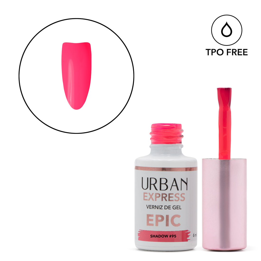 Frasco de Verniz gel Pink Energy 