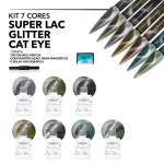 Kit Super Lac Glitter Cat Eye V2